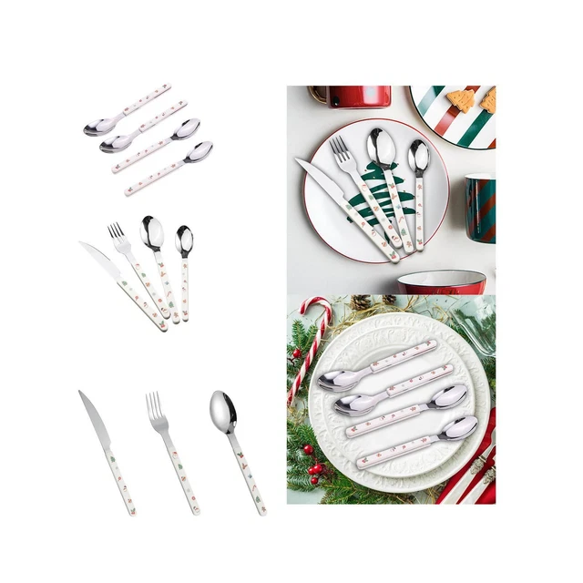 Couverts de Noël Ustensiles de service alimentaire Vaisselle de mariage