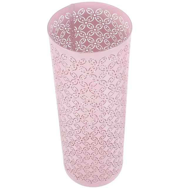 Paraguas de almacenamiento cubo de hierro soporte decorativo cesta de lavandería húmeda