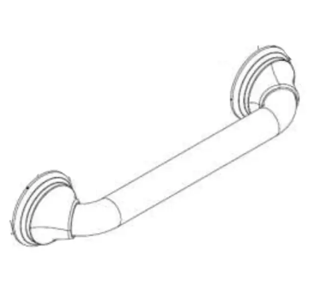 Moen LR8716D3CH Home Care 16" x 1-1/4" Grab Bar, Chrome