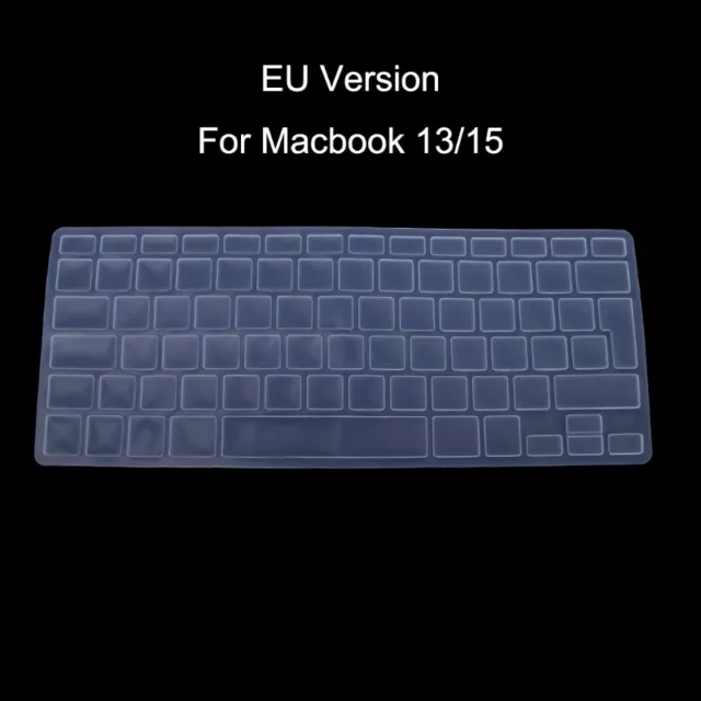 EU Version Russian Keyboard Silicone Skin Cover For 13 15