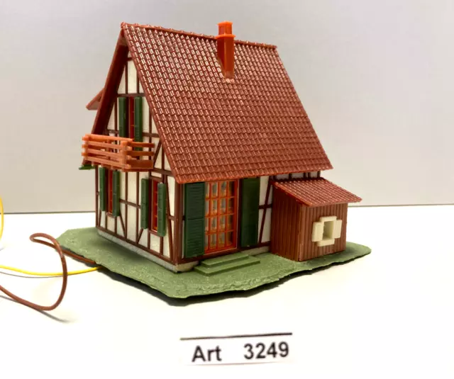Faller B-250.3 H0 Fachwerkwohnhaus, Haus mit Beleuchtung, 1:87,sehr selten & RAR