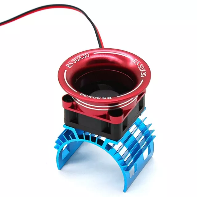 Motor Heatsink Cover+Cooling Fan for  A959-B 144001 124019  1/8 1/10 RC Car1703