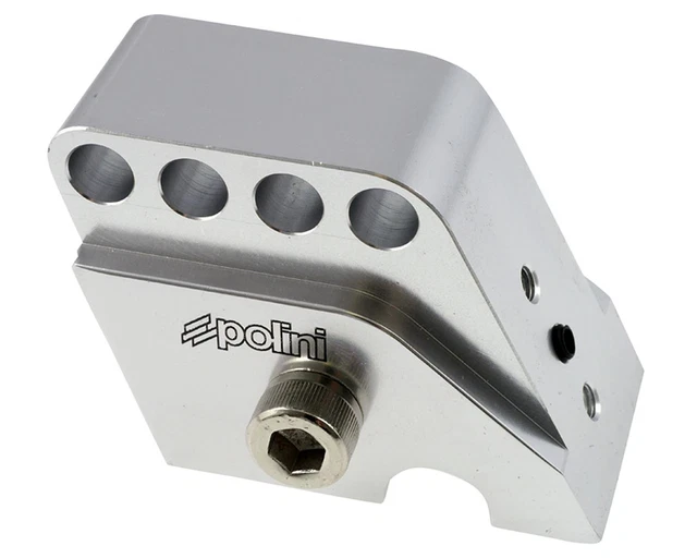 Tnt Tuning Blu Rialzo Ammortizzatore Polini Piaggio Cromato Fori