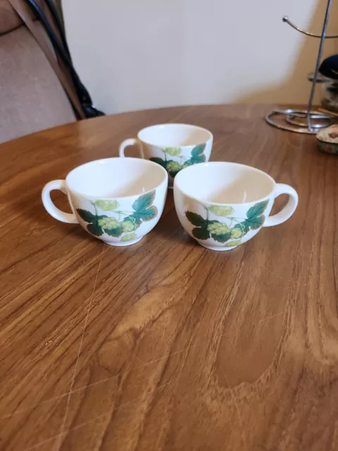 Cloverleaf Country Fruits Espresso Cups Ceramic