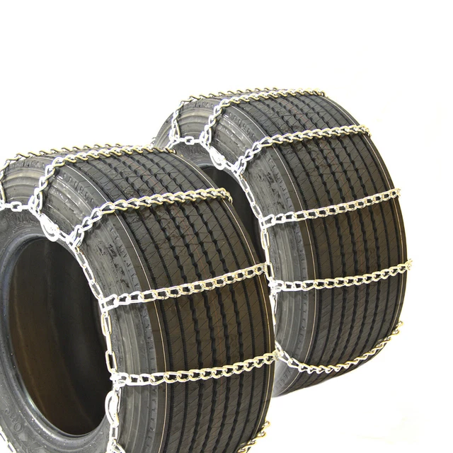 TITAN LIGHT TRUCK Link Tire Chains CAM On Road Snow/Ice 7mm 37x11.5R20
