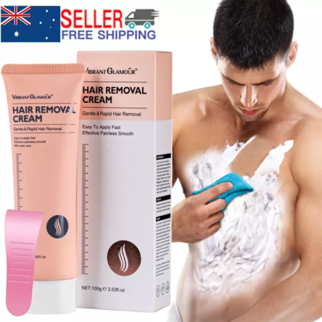 Painless Hair Removal Cream For Men Women Hair Remover Easy& Painless Depilatory