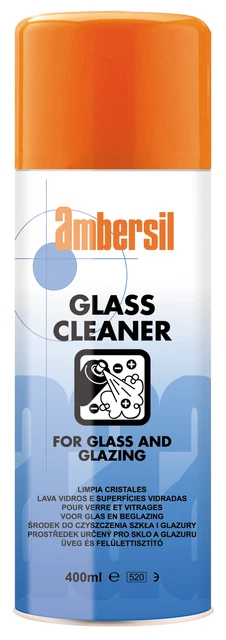 Ambersil 31596 Pulitore vetro altamente efficace - per vetro e vetri confezione da 400 ml