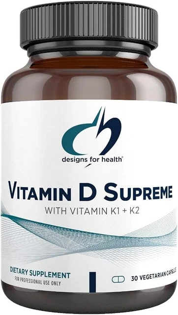 New Vitamin D Supreme - High Potency 5000 IU D3 with Vitamin K1 + K2 MK7 ....