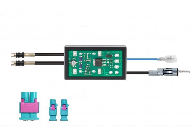Antennendiversity + Alimentatore Phantom per Veicoli Con 2 Fm Antenne