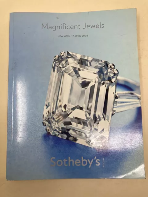 Sothebys Auction Catalog Magnificent Jewels New York Jewelry 17 April 2008