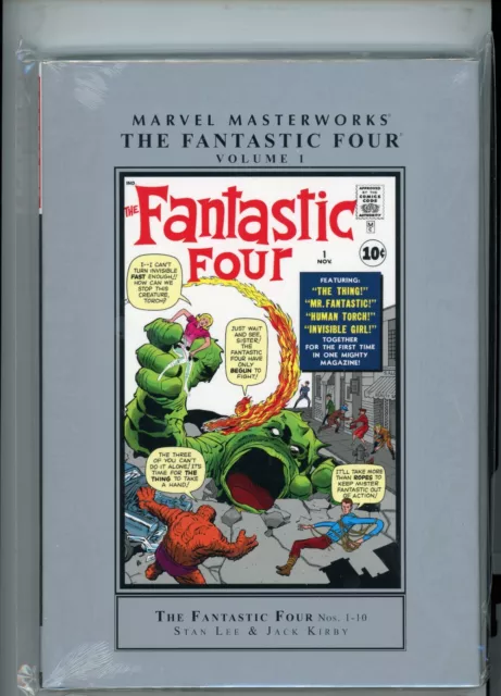 Marvel Masterworks The Fantastic Four Vol 1 Nm 9.6 Lee Kirby Work Iconic Cover