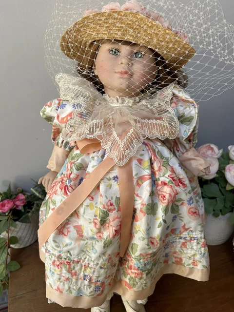 RARE POUPEE COLLECTION COROLLE JARDIN ANGLAIS-BAPTISTE- 1992-36cm SIGNÉ