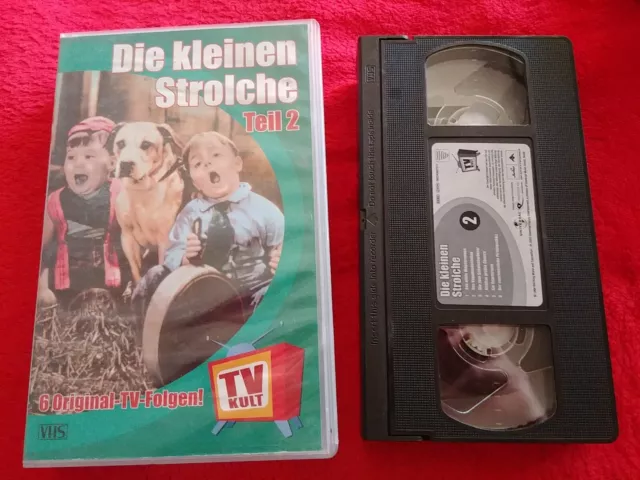 VHS Video Die Kleinen Strolche, Teil 2, Kinderfilm, Alt Kult, 1994 Retro Serie