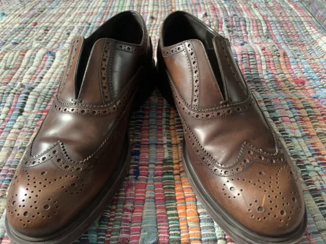 SALVATORE FERRAGAMO MENS Brouge shoes UK Size 8F $50.18 - PicClick