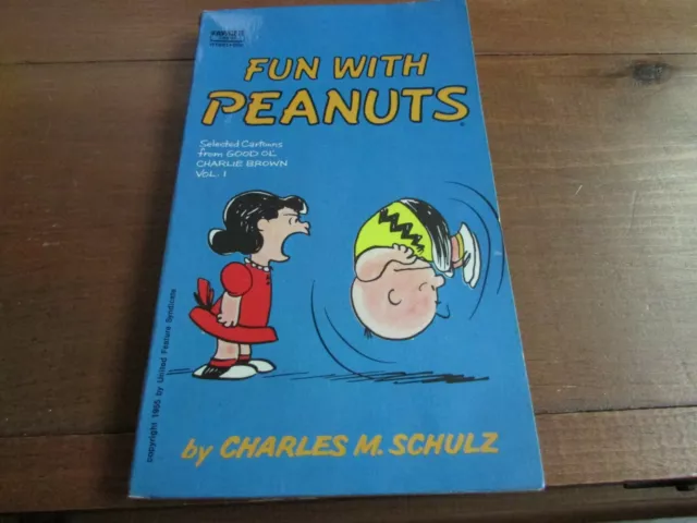 Vintage "FUN WITH PEANUTS" Snoopy Charlie Brown Lucy  COPYRIGHT 1957