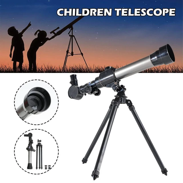 20x 30x 40x Astronomical Telescope W/Portable Tripod Gift. For Children X0H4
