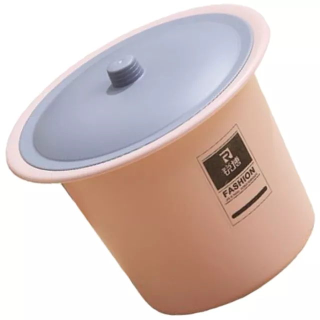 Unisex Chamber Pot with Lid Plastic Bedpan Night Urine Jug-VC