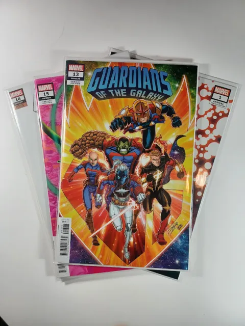 4 comic LOT Guardians of the Galaxy 13,15,16, Annual 1 (2020 series) Marvel '21