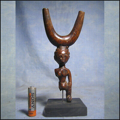 LANCE PIERRE BAOULE art primitif africain african statue africaine AFRICANTIC