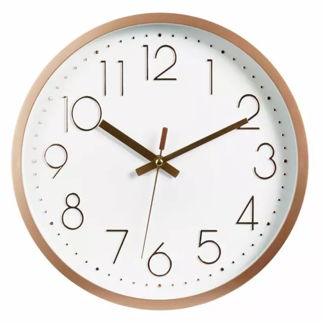 Topkey Orologio da Parete 12 inch Silenzioso Senza Ticchettio Orologio da (Z8w)