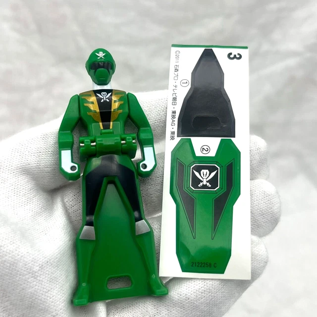 POWER RANGERS KAIZOKU Sentai Gokaiger Ranger Key GOKAI Green Bandai £17 ...