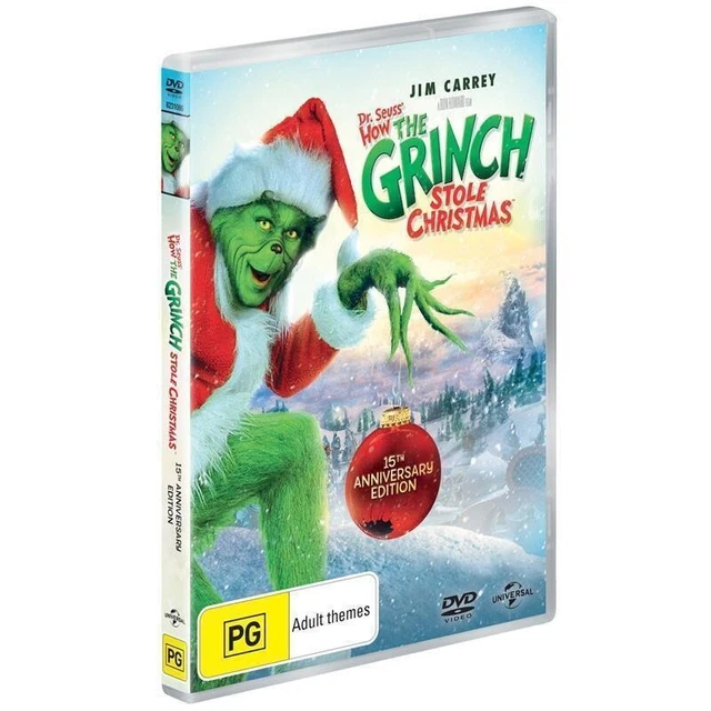 How THE GRINCH Stole CHRISTMAS DVD XMAS MOVIES Dr. Seuss FILM NEW VERY RARE R4