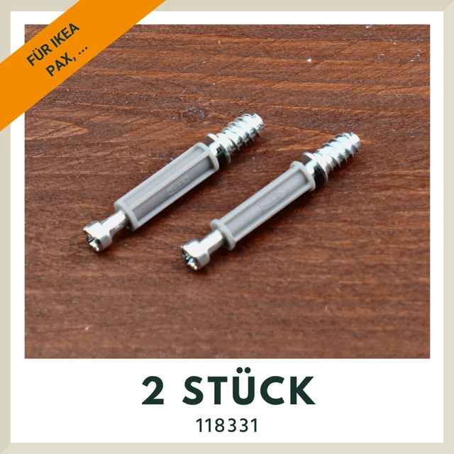 1-8x #117327 IKEA Schraube Ersatzteil Befestigung Metallstreben MALM, HEMNES