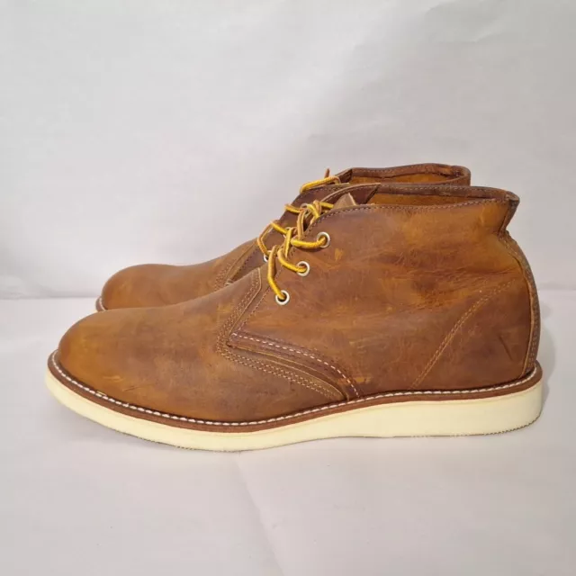 RED WING HERITAGE 3137 Work Chukka Boots Men 12 Copper Rough & Tough ...