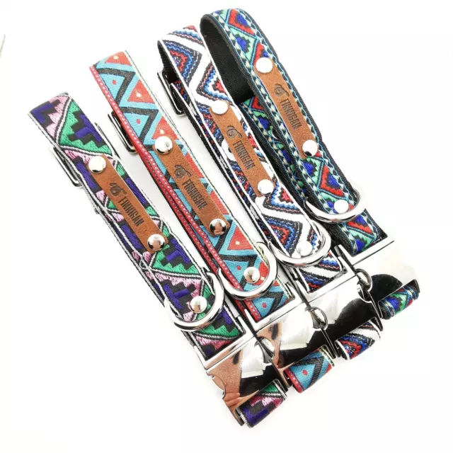 Finnigan Designer Dog Collar (ZigZag Collection) Medium