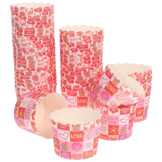 Pirottini di carta da forno da 50 pezzi Pirottini per cupcake impilabili con