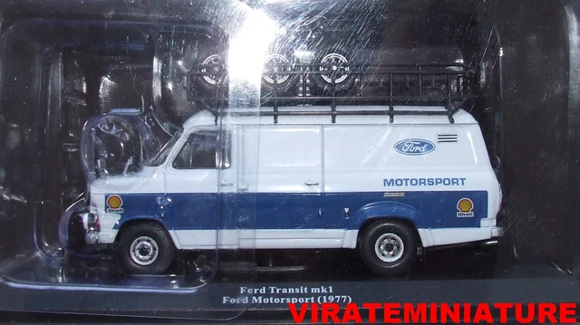 1:43 rare Altaya Ford Transit Castrol rally assistance Monte Carlo