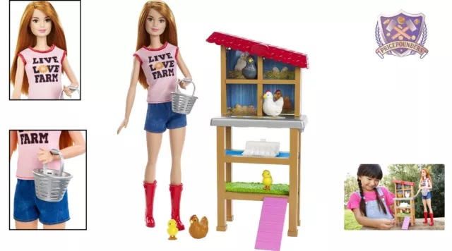 Chicken Farmer Playset with 3 Chickens - Inspires Dreaming and Caring - Ages 3-7 2