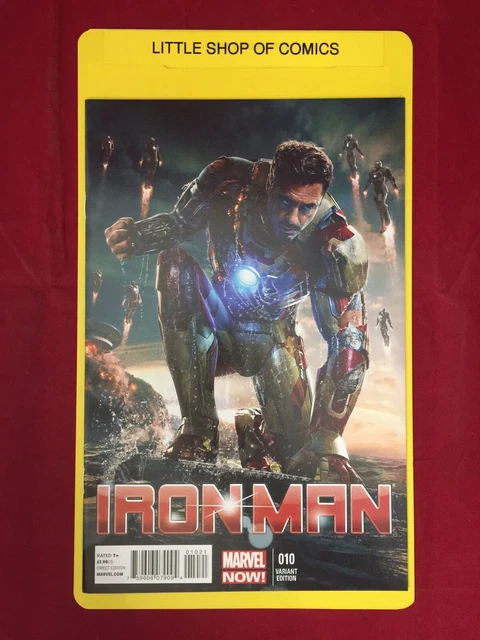 Iron Man #10 1:25 Movie Variant VFNM Robert Downey Jr. Marvel MCU 2012