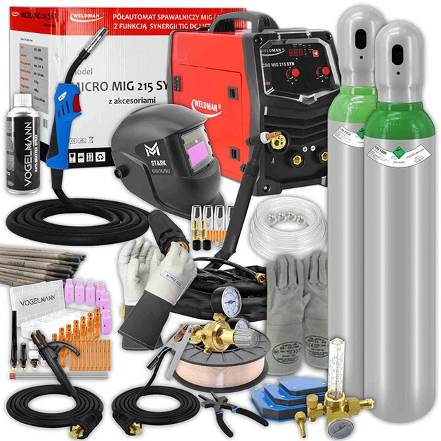 Weldman MICRO MIG 215 SYN Synergy Poste à souder soudage MIG MMA TIG - jeu n°8