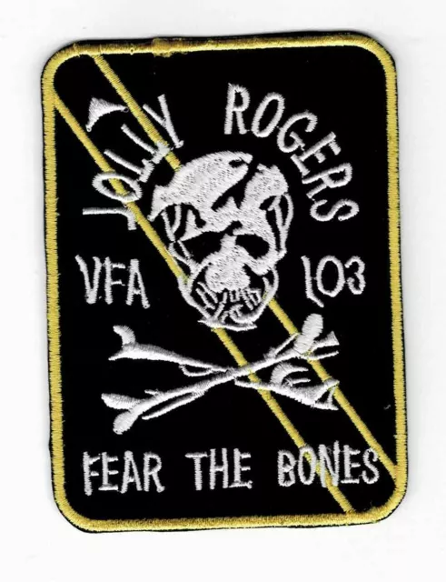 US Navy VFA-103 Jolly Rogers "Fear The Bones" patch