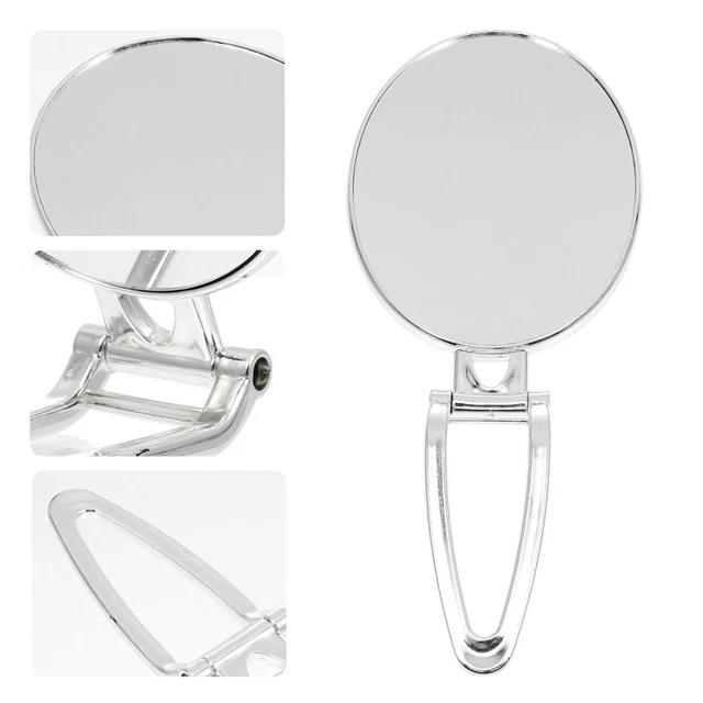Espejo creativo plegable único de maquillaje de doble cara espejo de dormitorio para mujeres