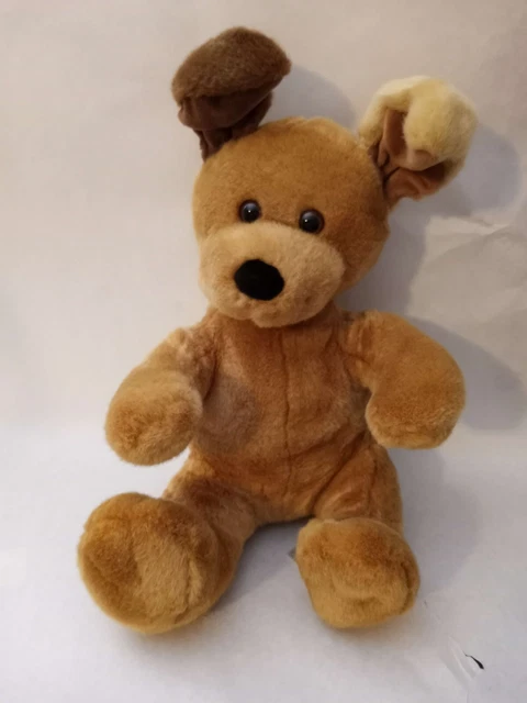 VTG Retired ⭐️Build A Bear ⭐️Tan Brown Ear Sugar Dog Puppy Plush Stuffed Animal