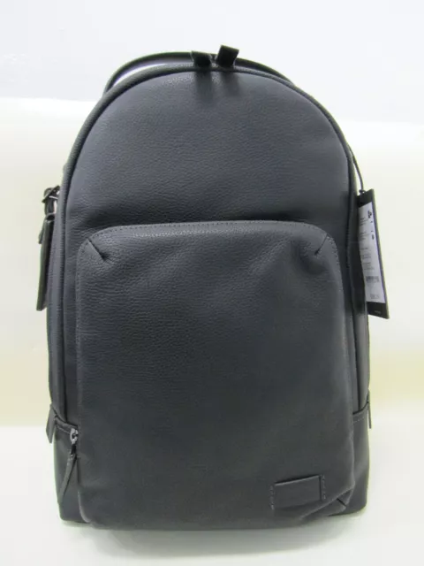Tumi Harrison Webster Black Leather Backpack