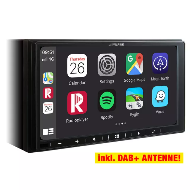 ALPINE 2-DIN iLX-W690D Auto Radioset für DACIA Lodgy/Dokker (Van) ab 2012