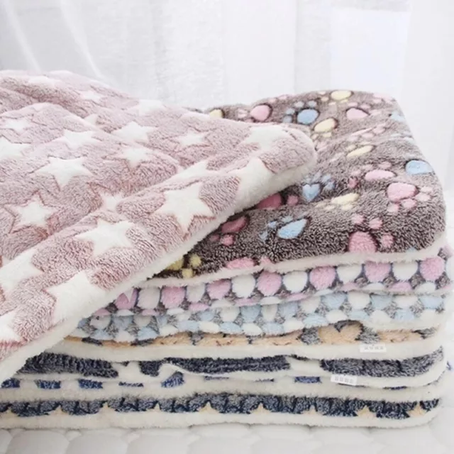 Pet Dog Bed Mat Self Warming Soft Flannel Pad Blanket Cat Bed Cushion Washable 9