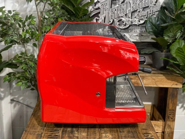 Macchina Da Caffè Espresso Wega Polaris 2 Gruppi Tazza Alta Rossa 9