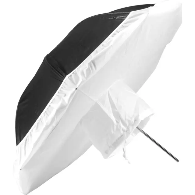 Phottix 47" Premio Diffuser for Umbrella, Silver Interior  Black Exterior