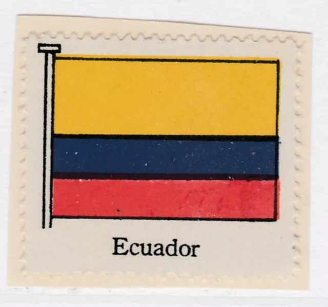 Ecuador Poster Stamp Early 1800s-1900s from old Albums A15P5F556