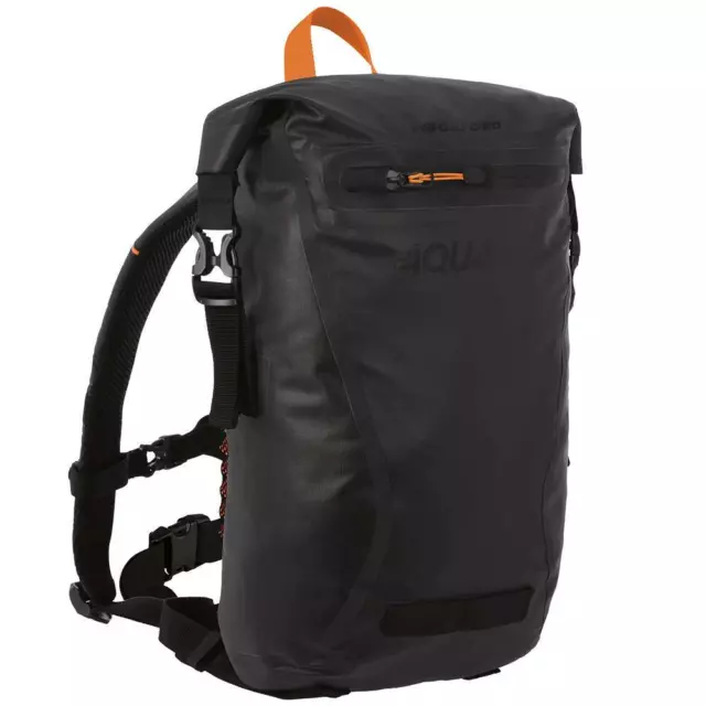 Oxford Aqua Evo 22L Waterproof Motorcycle Bike Backpack Rucksack Black Hi Vis