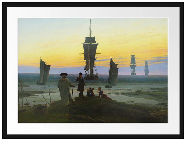 Caspar David Friedrich Poster – 'Die Lebensstufen' (1835) In 50x40 Cm