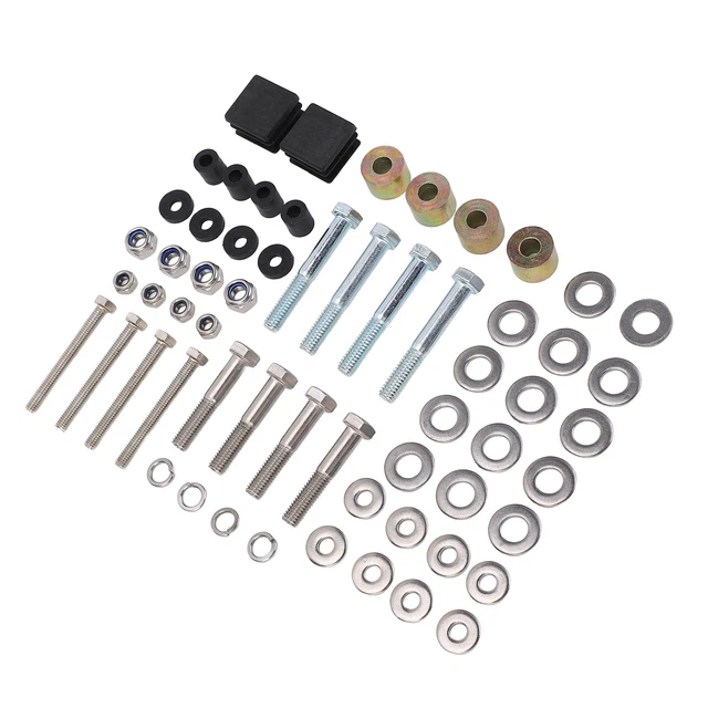 CLUBRALLY Golf Cart Roof Support Brackets - Front Strut Repair Kit For EZGO TXT Medalist 1994-2013