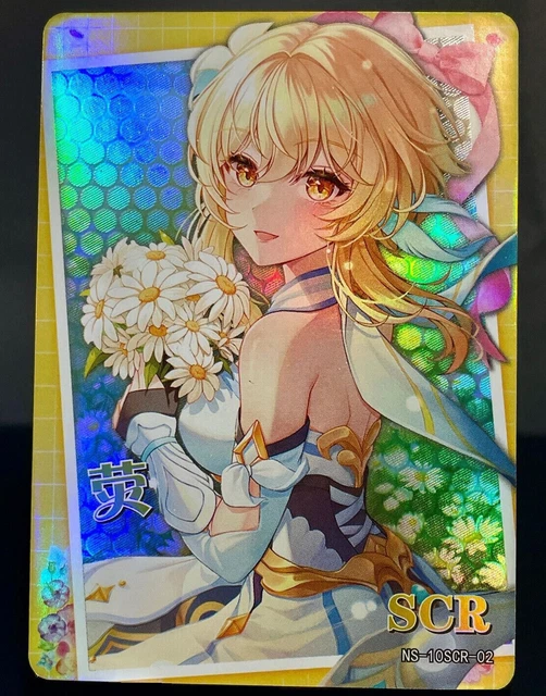 LUMINE GENSHIN IMPACT CARTE SCR Goddess Story Anime Waifu Holo Card NS ...