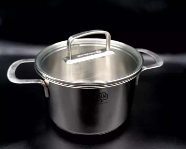 Schulte-Ufer 1.5 Qt Premium Quality Stainless Steel Pot With Lid GERMANY