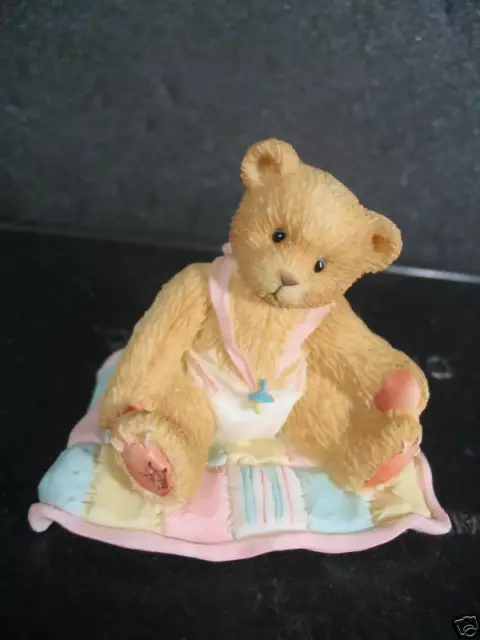 Cherished Teddies GIFT TO BEHOLD Baby Girl Quilt New Old Stock