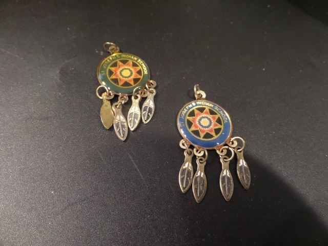 St. Joseph's American Native Indian boarding school vintage charm/pendant. S.D